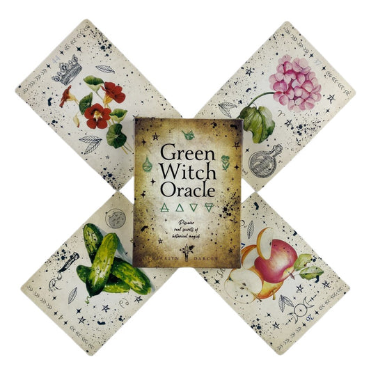 Green Witch Oracle Cards A 44 Tarot English Visions Divination Edition