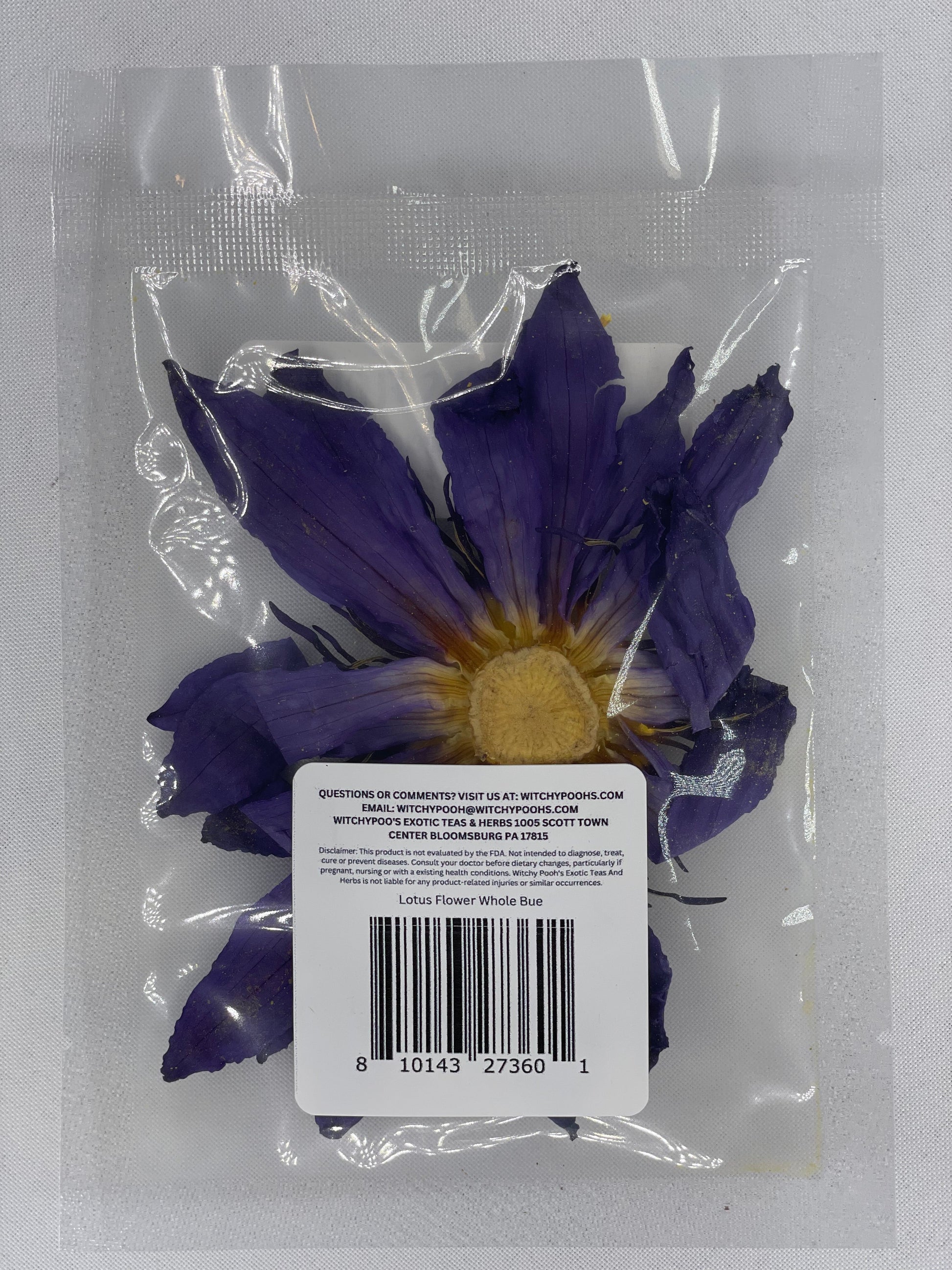 Lotus Flowers, Whole Flowers Blue and Yellow For Tea, Sleep Aid and Enlightenment Rituals-1