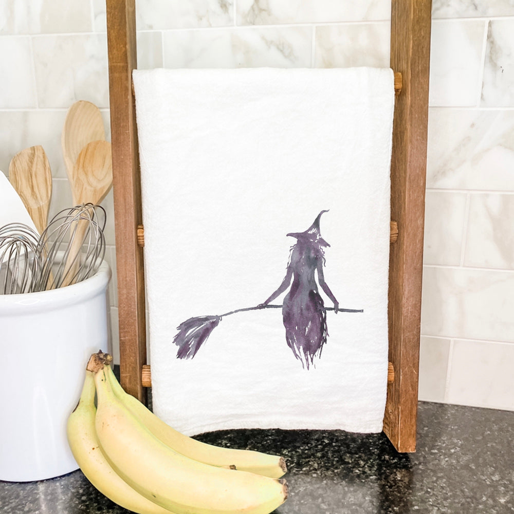 Witch Silhouette - Cotton Tea Towel