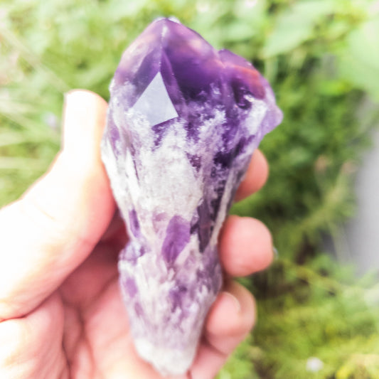 Elestial Amethyst Points