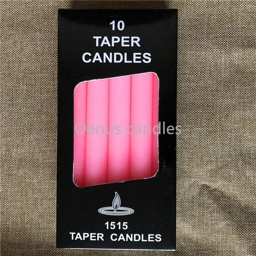 Set Of 10 Colored Mini Taper Chime Candle Spiritual Magic Candle For