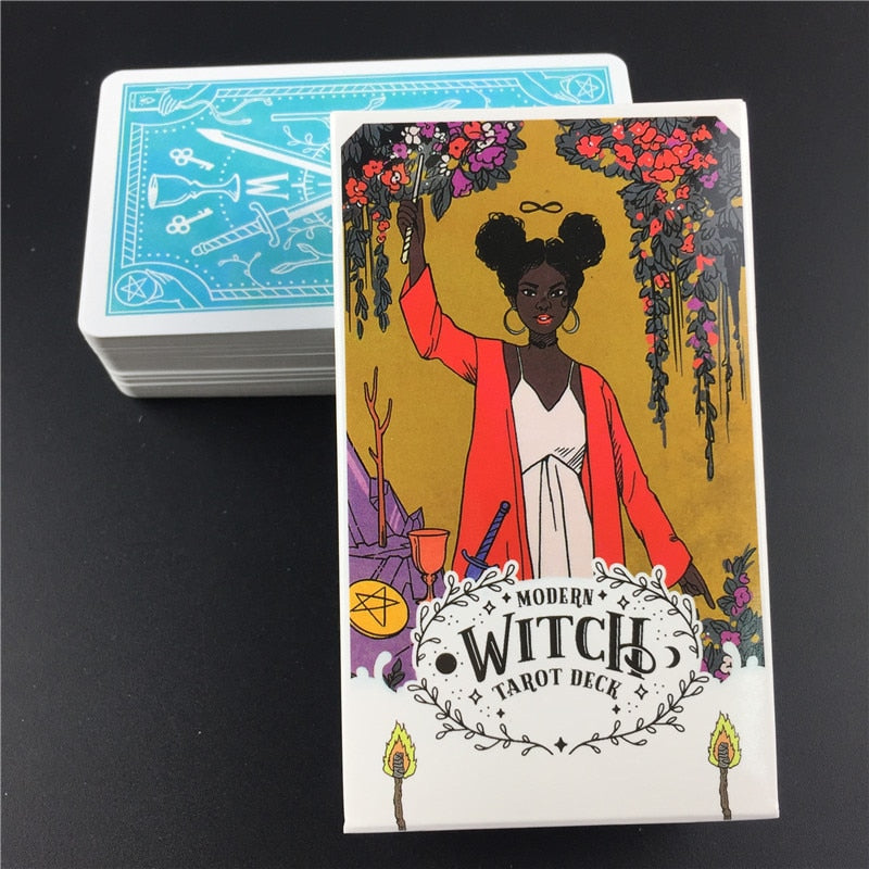 The Modern Witch Tarot Deck Guidebook Card Table Card Game Magical