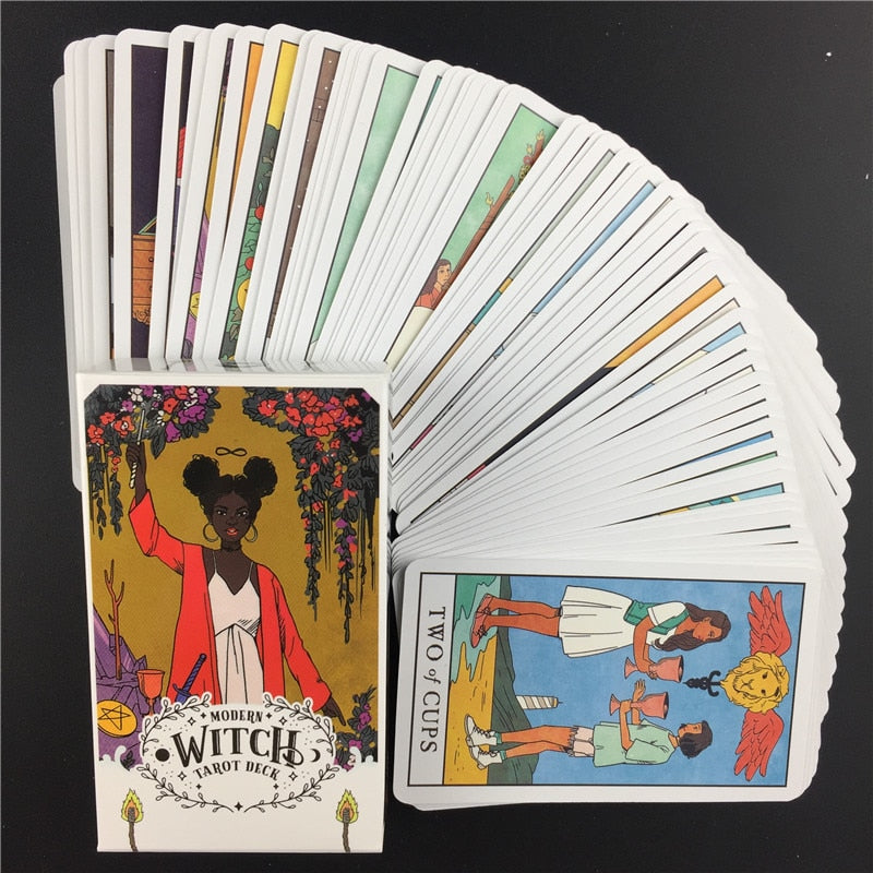 The Modern Witch Tarot Deck Guidebook Card Table Card Game Magical